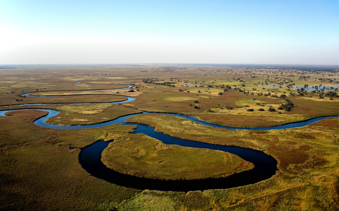 Okavango Delta vanuit de lucht