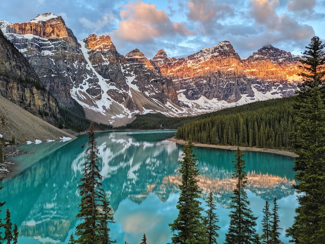 Meer en bergen in Banff, Canada